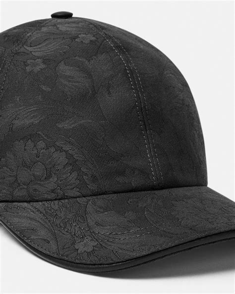 cappellino versace uomo|Cappellino jacquard Barocco Marrone .